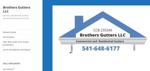 Brothers Gutters Website Project